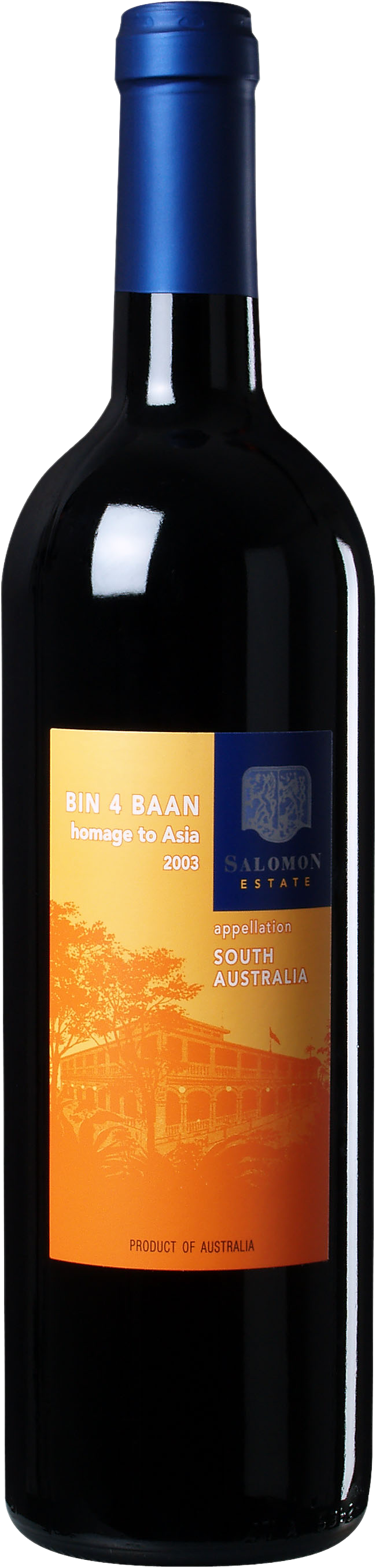 Salomon Estate Bin 4 Baan Homage to Asia Shiraz Petit Verdot 2004